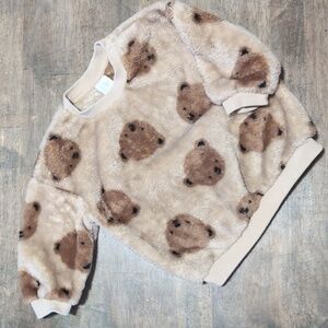 4/$20 EUC H&M Cozy Bear Print Sweater *M17